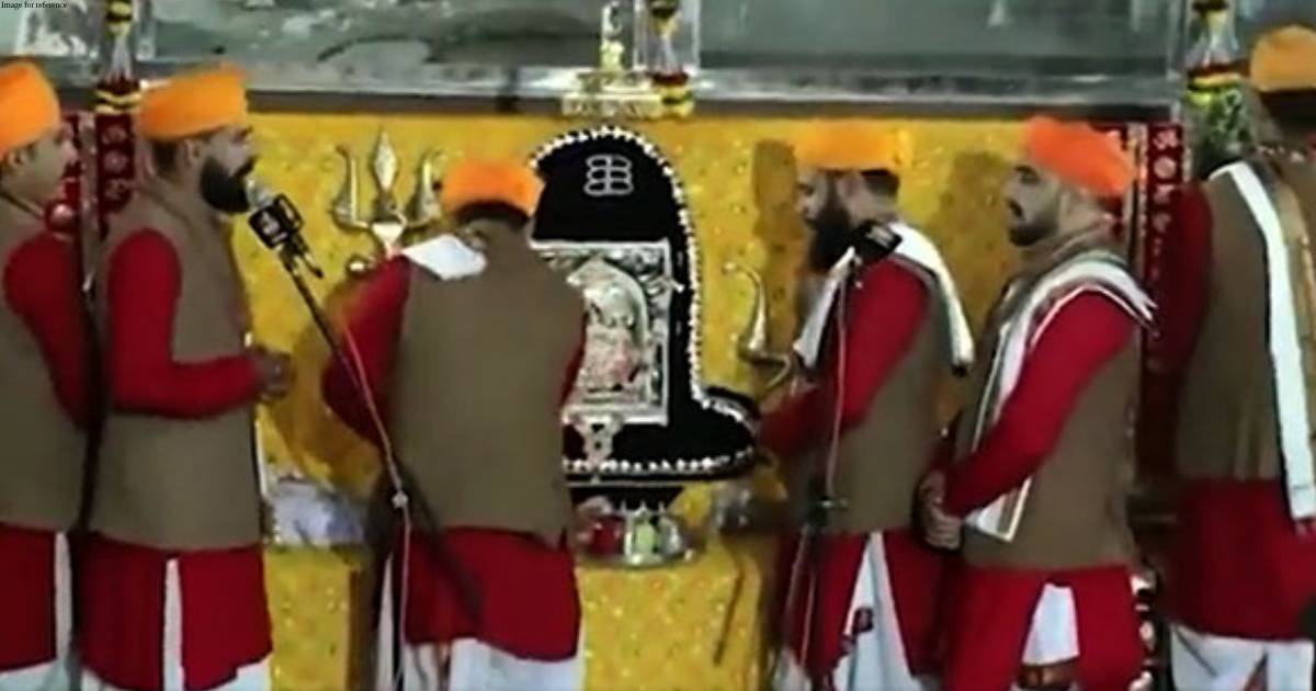 Amarnath Yatra 2023: 'Aarti' performed at Shri Amarnath Cave Shrine